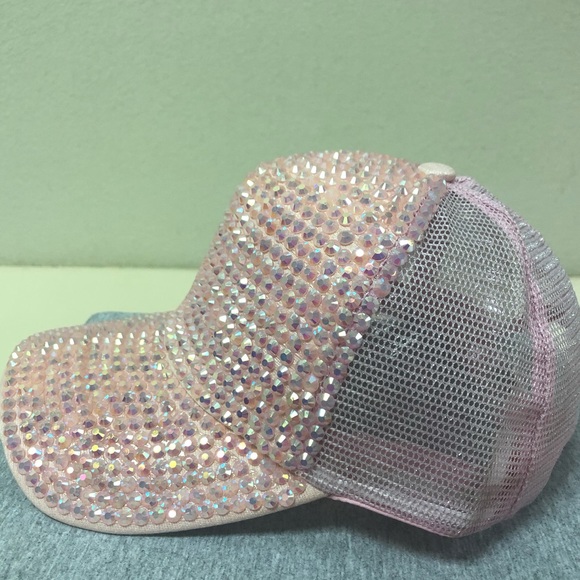 Glitter Baseball Cap with Sequins and Sparkle - Picture 2 of 3